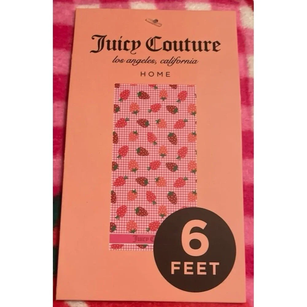 Juicy Couture strawberry beach towel